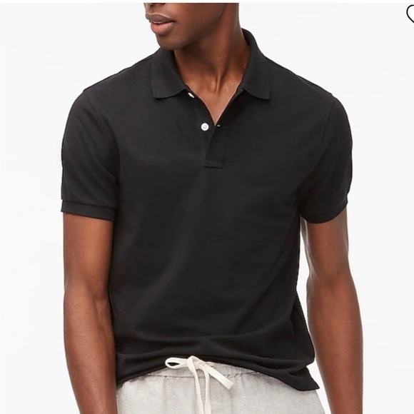 J. Crew Other - J. Crew Men’s Small Flex Black Classic Pique Polo Shirt Untucked